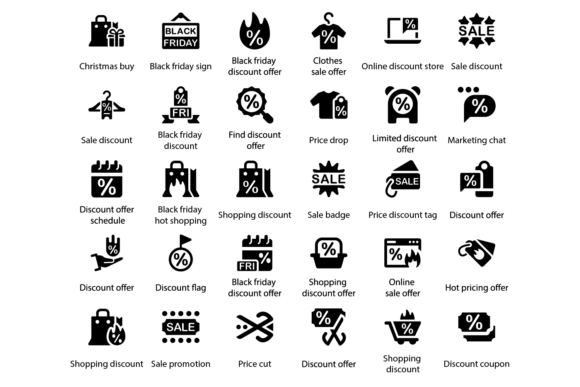 Black Friday Icons: Essential Design Assets for Modern Projects