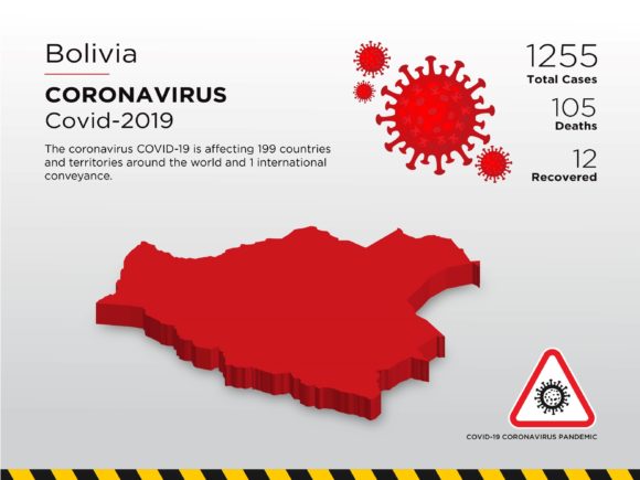 Bolivia 3D Map Highlights Pandemic Impact