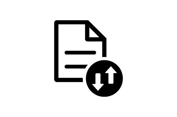 Enhancing Digital Communication with Web Data Upload and Download Icons