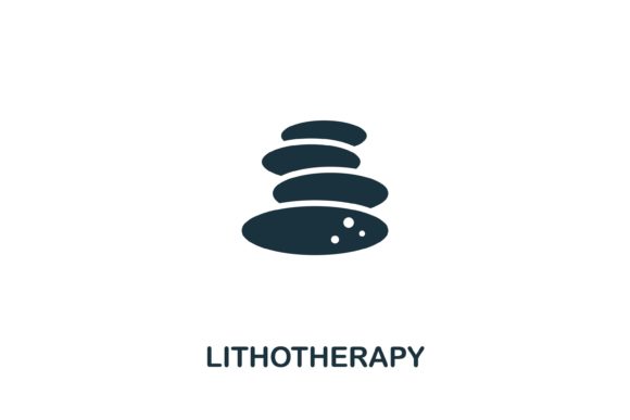 Lithotherapy Icon: A Versatile Design Asset for Modern Creatives