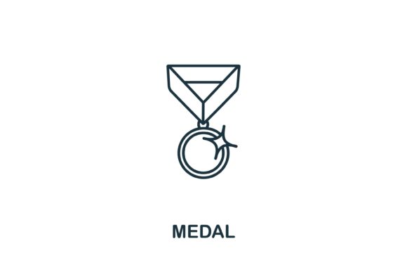 Medal Icon from Success Collection: A Versatile Design Element for Modern Visual Communication