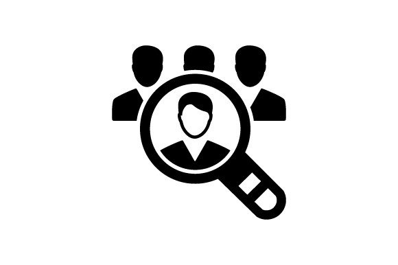 Search Employee: A Versatile Recruitment Icon for Modern Design Projects