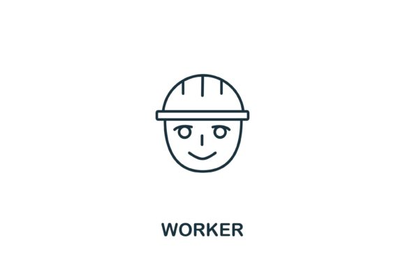 The Role of Worker Icon from Work Safety Collection in Modern Design and Communication