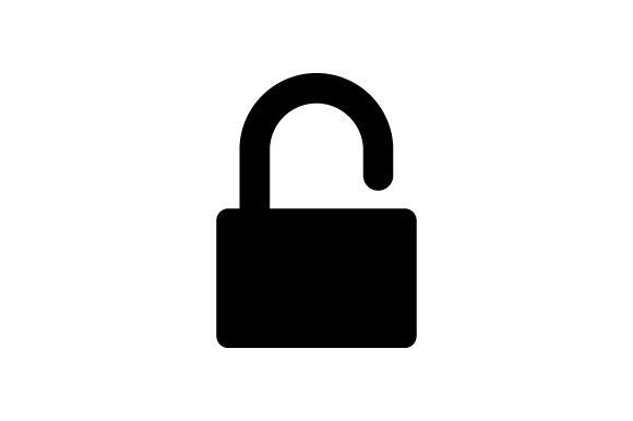 Unlock Protection Icon: A Versatile Design Asset for Modern Projects