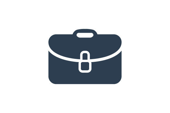 Unlocking Design Potential with the Office Bag Icon and Attractive Magnifying Glass and Search Icon