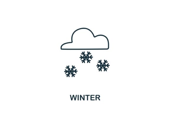 Winter Icon from Winter Collection: A Versatile Design Asset for Modern Creatives